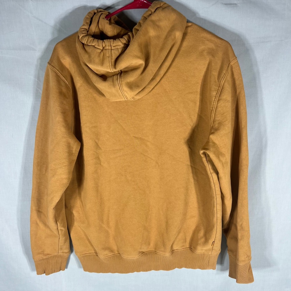 Timberland Mens Wheat Tan Tree Logo Fleece Pullover Hoodie Sweatshirt Medium - Picture 2 of 10